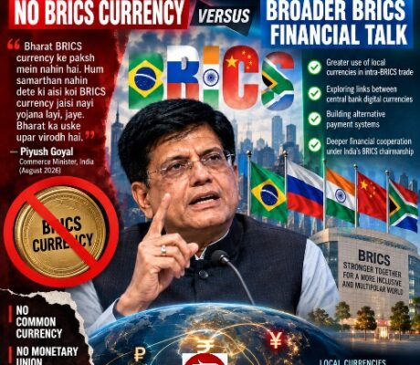 PIYUSH GOYAL'S NO BRICS CURRENCY, VERSUS BROADER BRICS FINANCIAL TALK