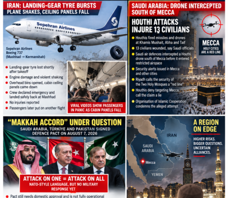 Iran plane scare, Mecca drone alert put Gulf security under fresh spotlight