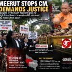 "Bench Nahi to Vote Nahi” Demonstrations at The Meerut Court