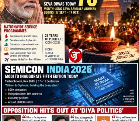 Modi Turns 76: Birthday Diyas, Semiconductor Ambitions and a Political Storm