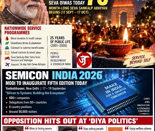 Modi Turns 76: Birthday Diyas, Semiconductor Ambitions and a Political Storm