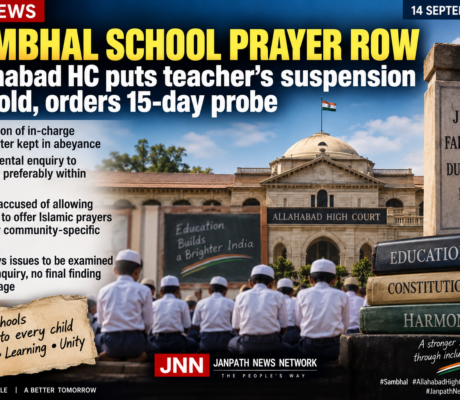 Sambhal school prayer row: Allahabad HC puts teacher’s suspension on hold, orders 15-day probe