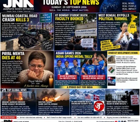 Payal gone, Mumbai Coastal Road tragedy, IIT Bombay student death, Bengal bypoll turmoil, Asian Games triumph and major global flashpoints dominate Sunday headlines