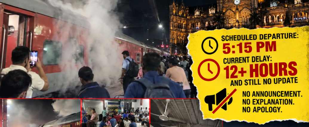 Mumbai–Howrah Duronto: Smoke, a 12-hour wait and questions with no answers
