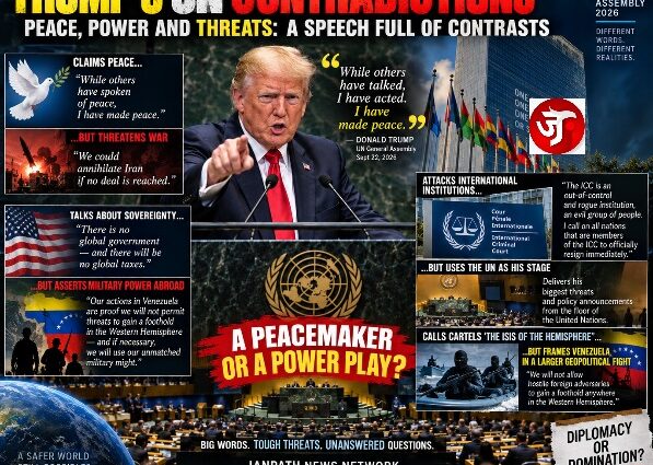 TRUMP'S UN CONTRADICTIONS: “I HAVE MADE PEACE” - BUT THREATENS TO “ANNIHILATE” IRAN
