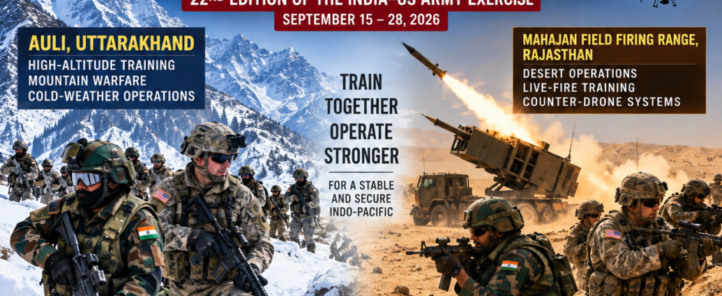 India and US armies join forces across mountains and desert in Yudh Abhyas 2026