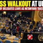 MASS WALKOUT AT UN AS NETANYAHU TAKES PODIUM