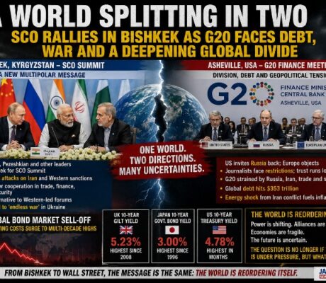 A world splitting in two: SCO rallies in Bishkek as G20 faces debt, war and a deepening global divide