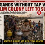 KOLKATA’S WATER CRISIS: MUSLIM-MAJORITY COLONY LEFT WITHOUT TAPS FOR WEEKS, RESIDENTS TURN TO THE HOOGHLY FOR BASIC NEEDS