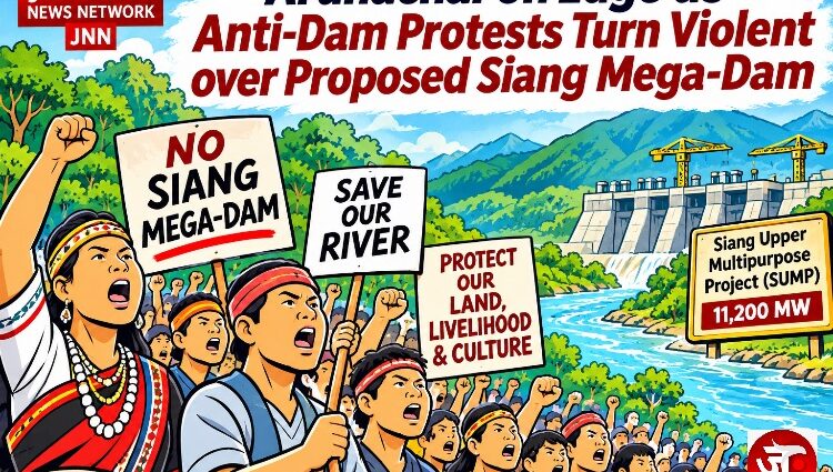 Arunachal: Anti-Siang Mega-Dam Protests Turn Violent