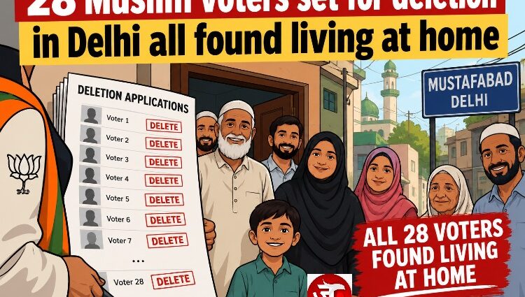28 Muslim voters set for deletion in Delhi all found living at home