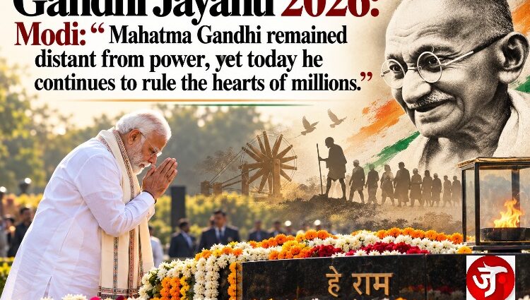 Gandhi Jayanti 2026: Modi: “Mahatma Gandhi remained distant from power, yet today he continues to rule the hearts of millions."
