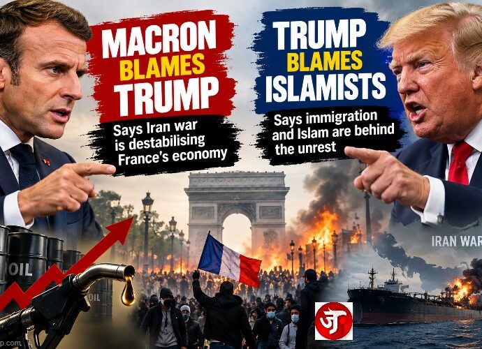 Macron blames Trump for Riots in France; Trump blames Islamists!