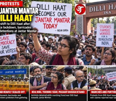 Jantar Mantar Sealed, Protest Moves To Dilli Haat