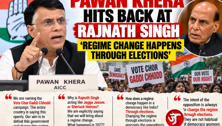 Pawan Khera Hits Back at Rajnath Singh: ‘Regime Change Happens Through Elections’