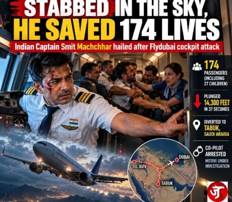 STABBED AT 35,000 FEET - YET INDIAN PILOT FOUGHT TO SAVE 174 LIVES