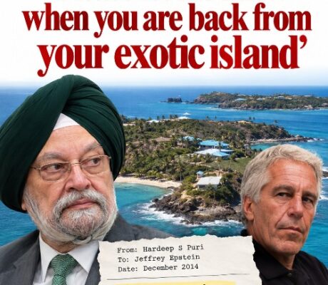 Puri to Epstein: Tell me when you're back from your exotic island