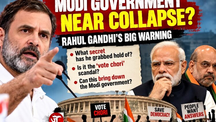 Rahul Gandhi: "Work is ongoing. The Modi govts expiry date is coming up"