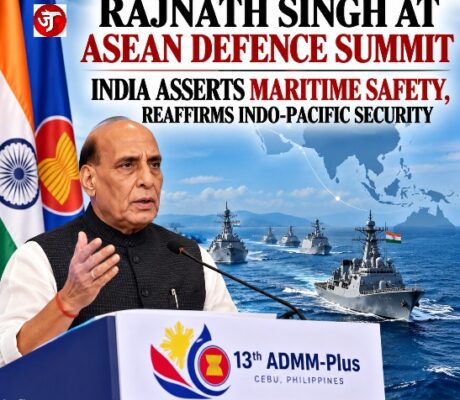 Rajnath Singh at ASEAN Defence Summit Asserts Maritime Safety