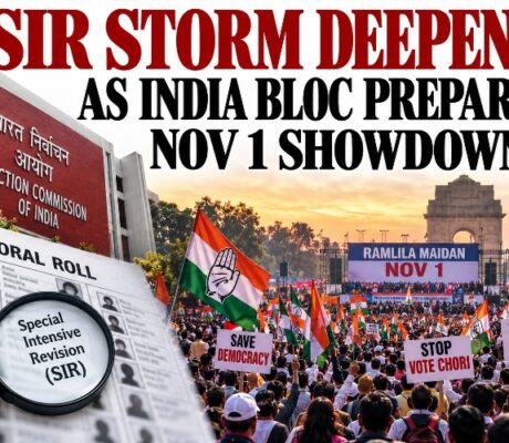 SIR Storm Deepens As India Bloc Prepares Nov 1 Showdown