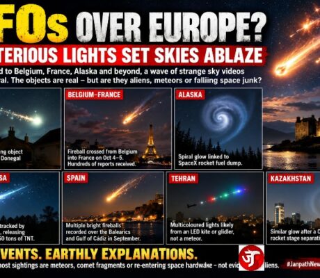 UFOs over Europe? The skies are ablaze, cameras are rolling, and the mystery is growing