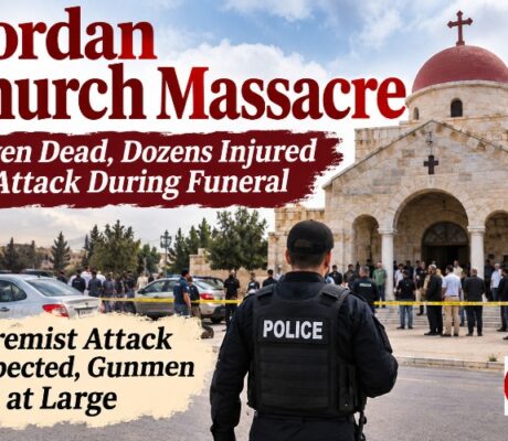 Jordan Church Massacre: 7 Killed as Gunmen Fired